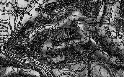 Old map of Kiln Green in 1896