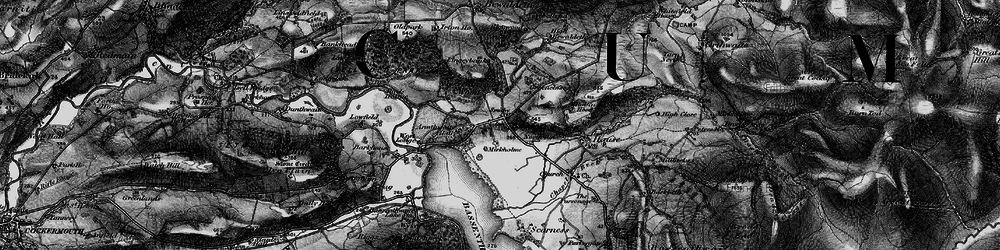 Old map of Kilnhill in 1897