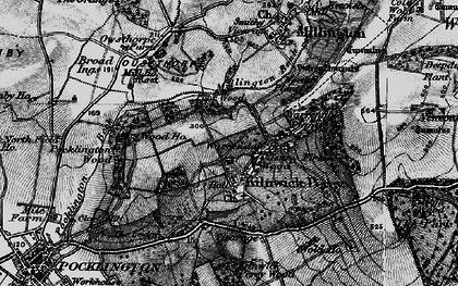 Old map of Kilnwick Percy in 1898