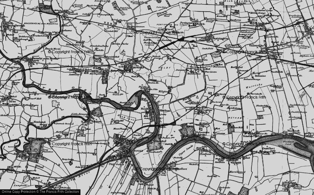 Old Map of Kilpin Pike, 1895 in 1895