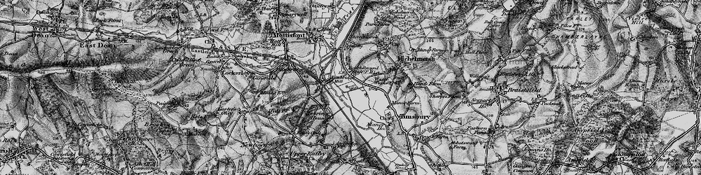 Old map of Linhay Meads in 1895