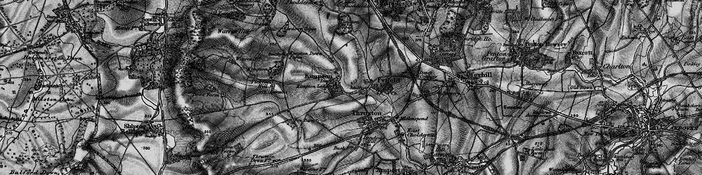 Old map of Kimpton in 1898