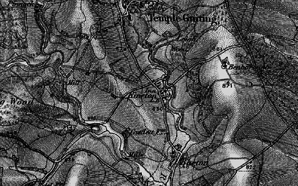 Old map of Chalk Hill in 1896