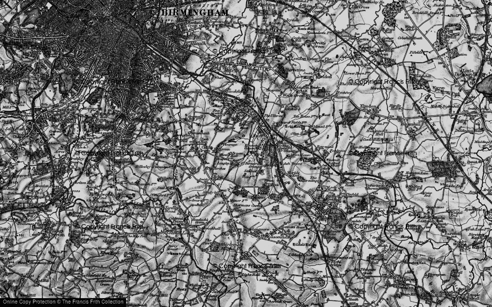 Old Map of Kineton Green, 1899 in 1899