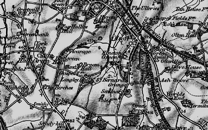 Old map of Kineton Green in 1899