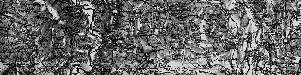 Old map of King's Green in 1898
