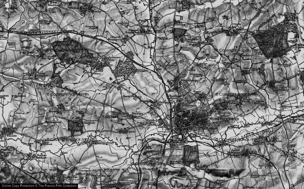Old Map of King's Heath, 1898 in 1898
