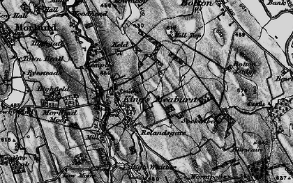 Old map of Bolton Lodge in 1897