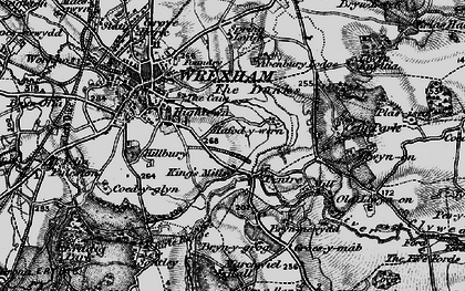 Old map of Bryn-y-grog in 1897
