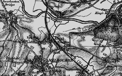 Old map of King's Newton in 1895