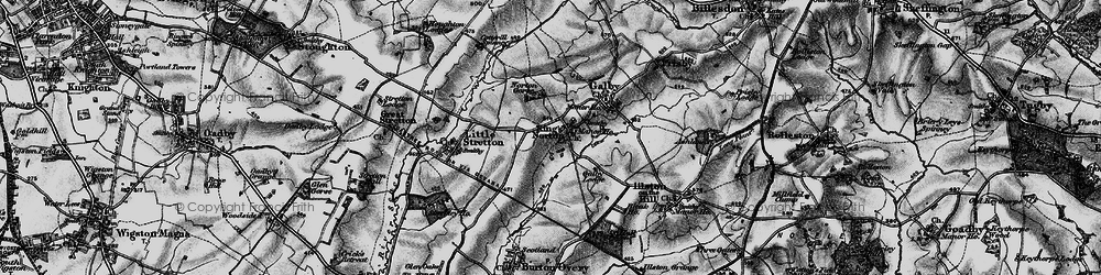 Old map of King's Norton in 1899