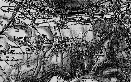 Old map of King's Stanley in 1897