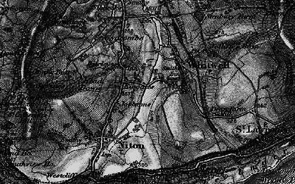 Old map of Kingates in 1895