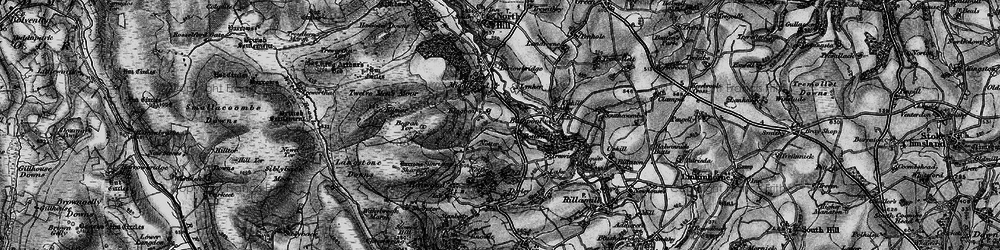Old map of Kingbeare in 1895