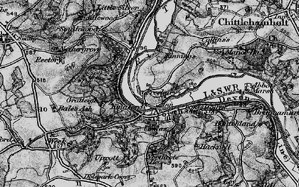 Old map of Kingford in 1898