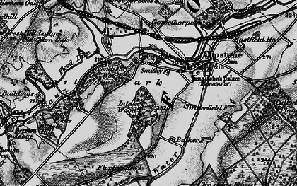 Old map of Kings Clipstone in 1899