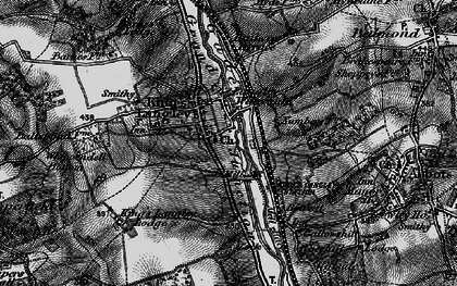 Old map of Kings Langley in 1896