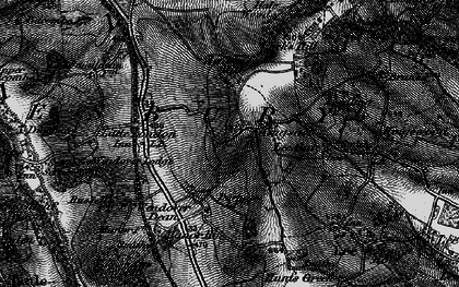 Old map of Kingsash in 1895