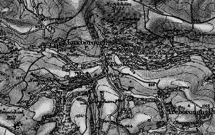 Old map of Kingsbridge in 1898