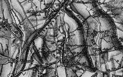 Old map of Kingsbury Regis in 1898