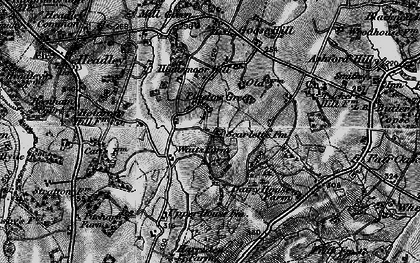 Old map of Kingsclere Woodlands in 1895