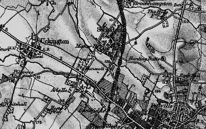 Old map of Kingsditch in 1896
