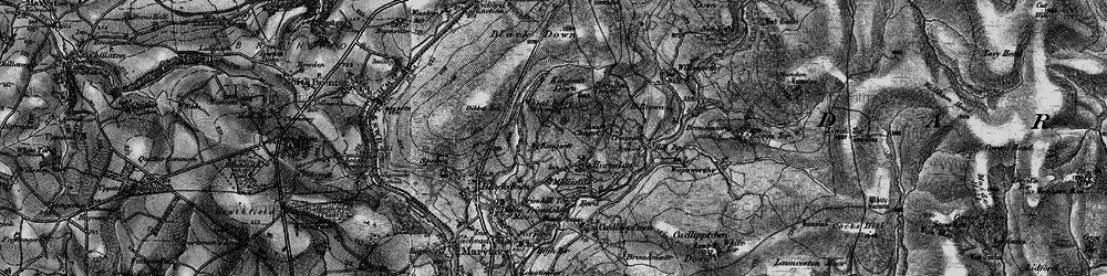 Old map of Kingsett in 1898