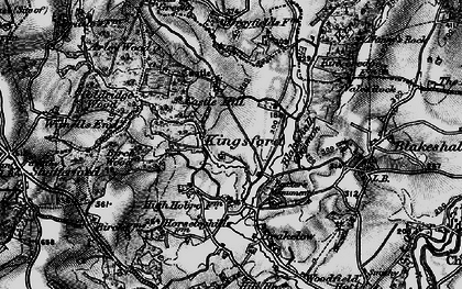 Old map of Kingsford in 1899