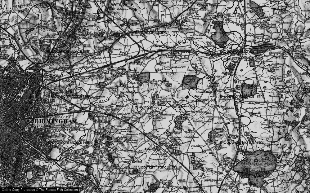 Old Map of Kingshurst, 1899 in 1899