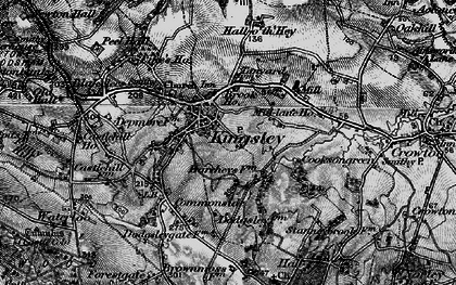 Old map of Kingsley in 1896