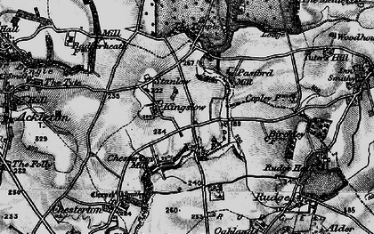 Old map of Kingslow in 1899