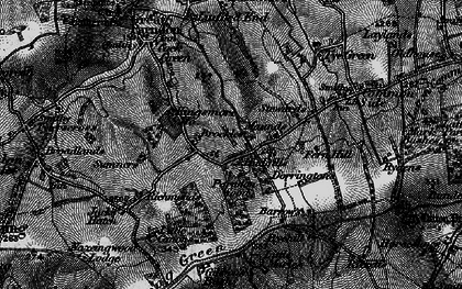 Old map of Kingsmoor in 1896