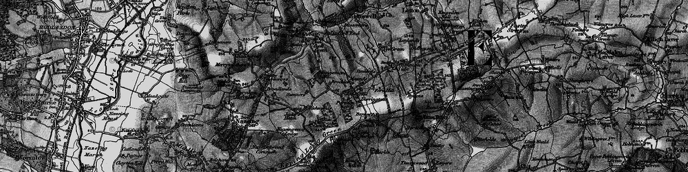 Old map of Kingsmoor in 1896