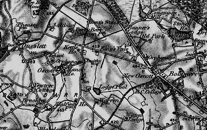 Old map of Kingstanding in 1899