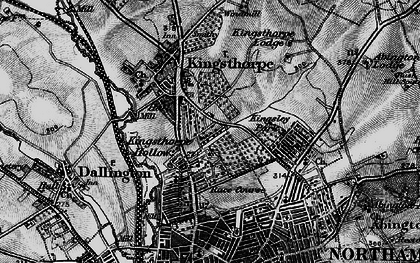 Old map of Kingsthorpe Hollow in 1898