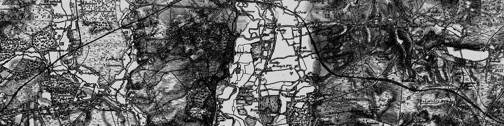 Old map of Leybrook Common in 1895