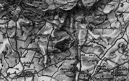 Old map of Billingham Manor in 1895