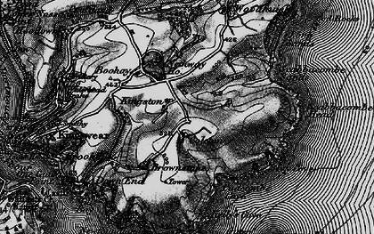 Old map of Coleton Fishacre in 1897