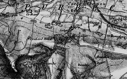 Old map of Kingston in 1897