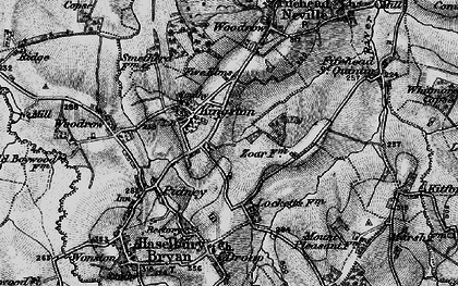Old map of Kingston in 1898