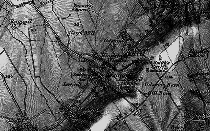 Old map of Kingstone Winslow in 1898