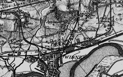 Old map of Kingsway in 1896