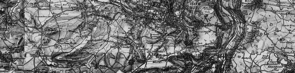 Old map of Kingsway in 1898