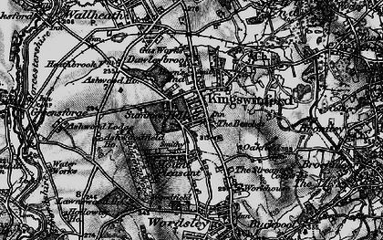 Old map of Kingswinford in 1899