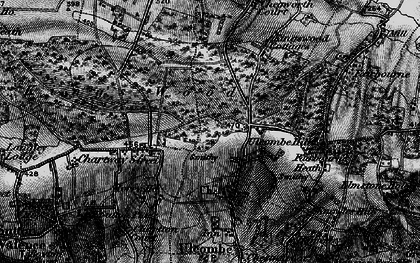 Old map of Kingswood in 1895