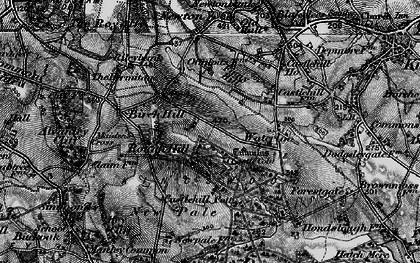 Old map of Kingswood in 1896