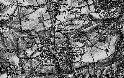 Old map of Kingswood in 1896