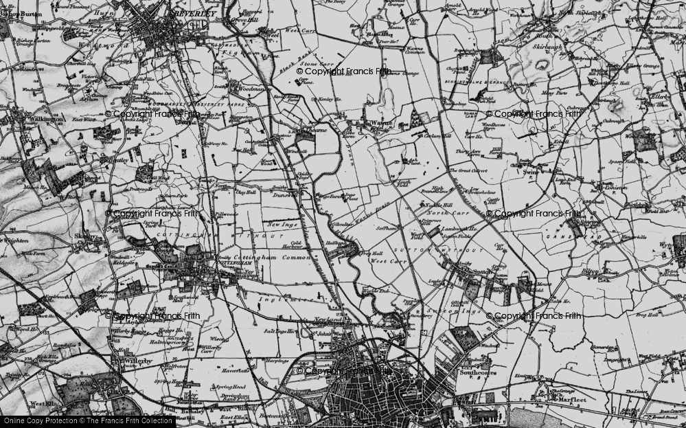 Old Map of Kingswood, 1898 in 1898
