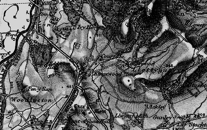 Old map of Edderton Hall in 1899