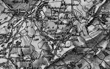 Old map of Woodbrook in 1899